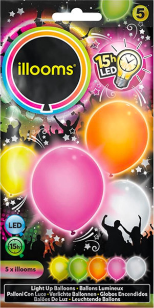 LED Ballone farbig von illooms