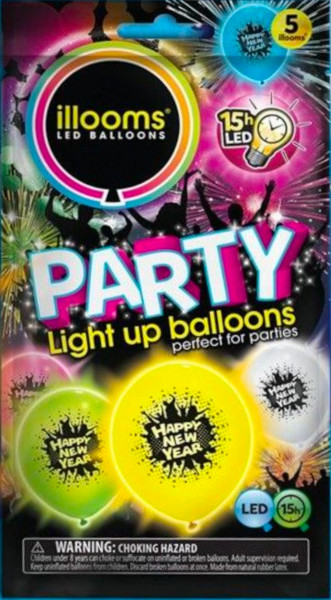 LED Ballone Happy New Year von illooms