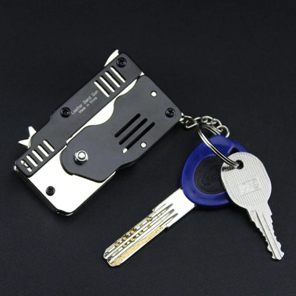 Gummiband Pistole mit Zielscheibe