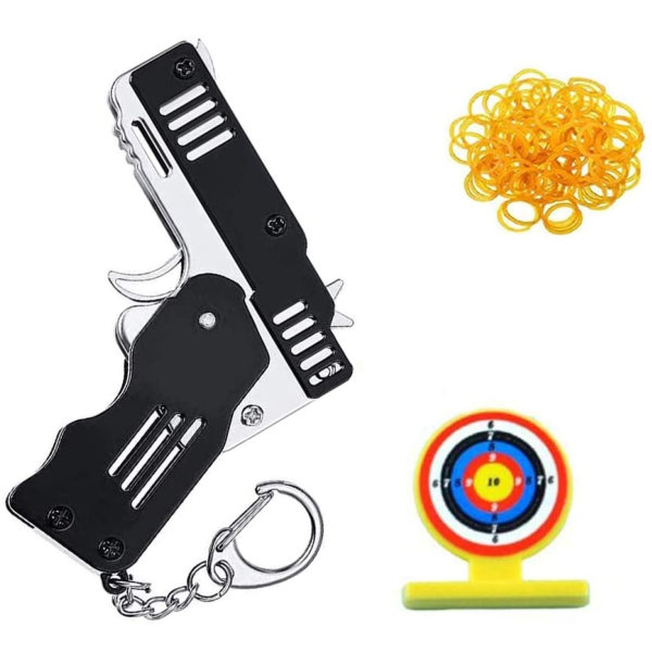 Gummiband Pistole mit Zielscheibe