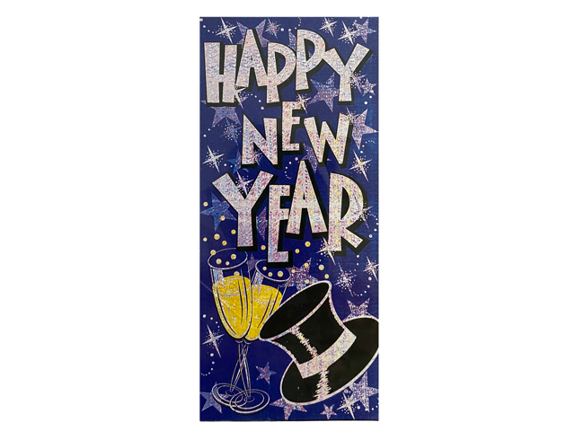 HAPPY NEW YEAR Banner 148x68cm