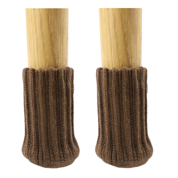 Stuhlsocken Braun 4er Set